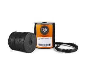 MALLA TUBULAR ENVASADO UNIVERSAL-100 NEGRA (25m)